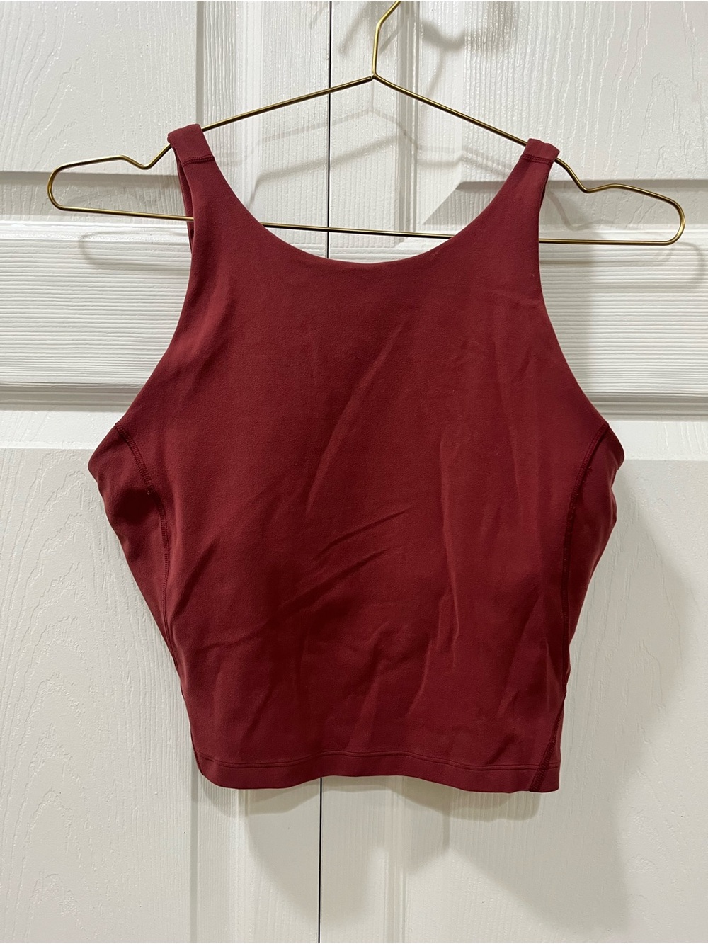 Lululemon Align High Neck Tank Top Mulled Wine size 8